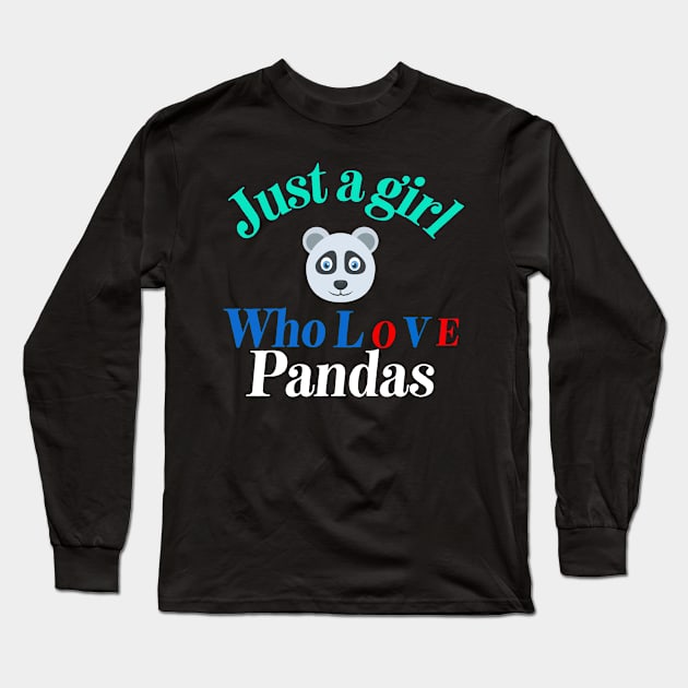 panda Long Sleeve T-Shirt by Design stars 5